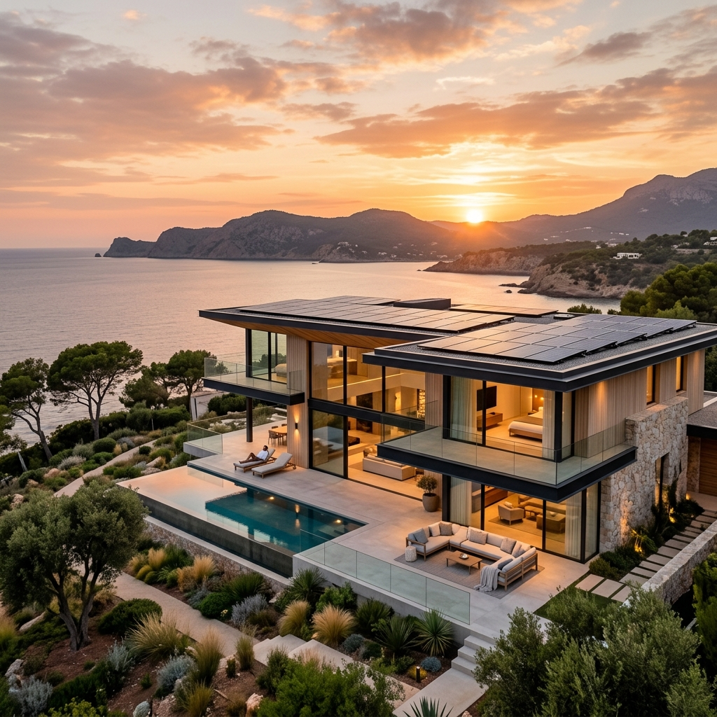 Futuristic Solar House